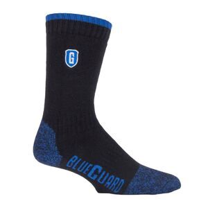 Work Force Mens Blue Guard Socks / Black